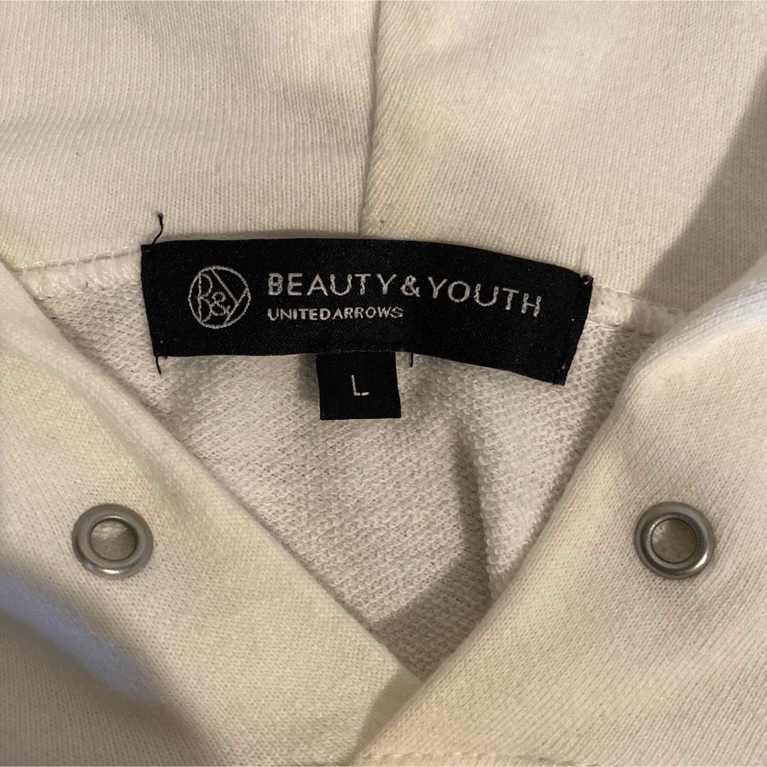 BEAUTY&YOUTH UNITED ARROWS(ビューティアンドユースユナイテッドアローズ)のUNITED ARROWS BEAUTY&YOUTH 半袖パーカー L メンズのトップス(Tシャツ/カットソー(半袖/袖なし))の商品写真