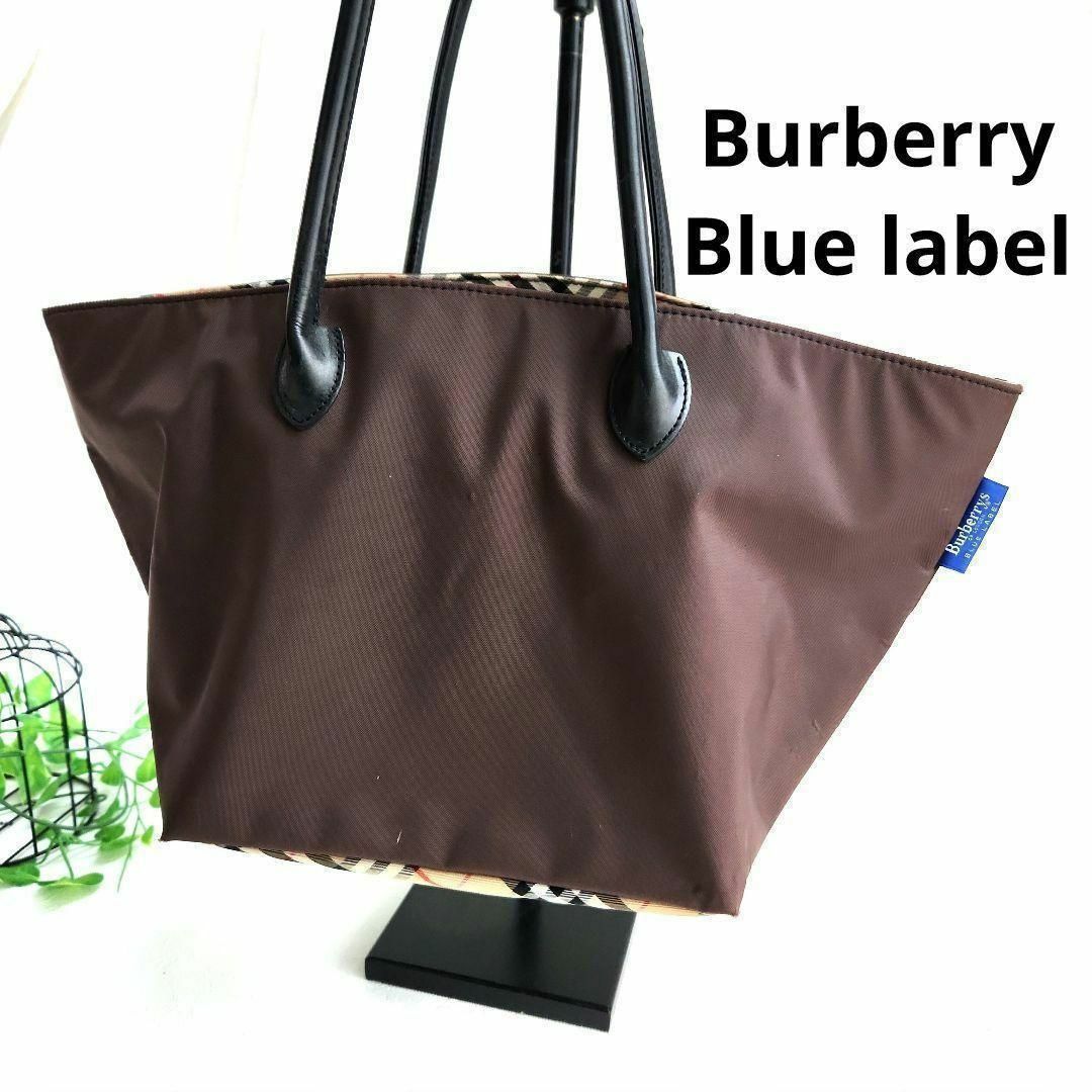 BURBERRY BLUE LABEL(バーバリーブルーレーベル)のバーバリー　ハンドバック　トートバッグ　ノバチェック レディースのバッグ(トートバッグ)の商品写真