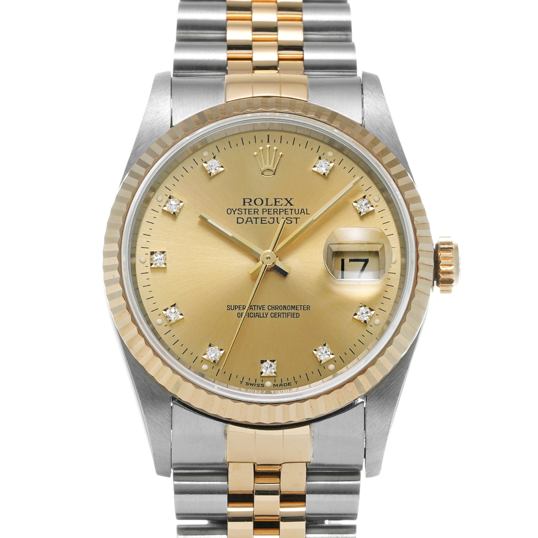 ROLEX(ロレックス)の中古 ロレックス ROLEX 16233G S番(1993年頃製造) シャンパン /ダイヤモンド メンズ 腕時計 メンズの時計(腕時計(アナログ))の商品写真