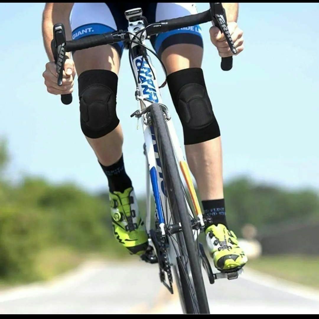 膝サポーター　膝　プロテクター　膝当て　スポーツ　サポーター　ニーパッド スポーツ/アウトドアのトレーニング/エクササイズ(その他)の商品写真