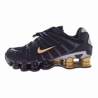 ナイキ(NIKE)のNIKE ナイキ スニーカー BV1388-001 SHOX TL  NEYMAR JR ショックス TL × ネイマール ローカット スニーカー ブラック系 28cm【美品】【中古】(スニーカー)