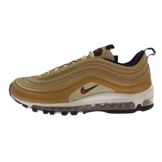 ナイキ(NIKE)のNIKE ナイキ スニーカー 312641-700 Air Max 97 Metallic Gold エアマックス ゴールド ローカット スニーカー ゴールド系 28cm【中古】(スニーカー)