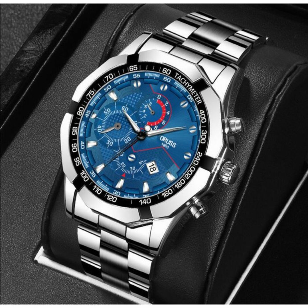 海外限定腕時計☆人気のサファイアブルーカラー特別価格☆ メンズの時計(腕時計(アナログ))の商品写真