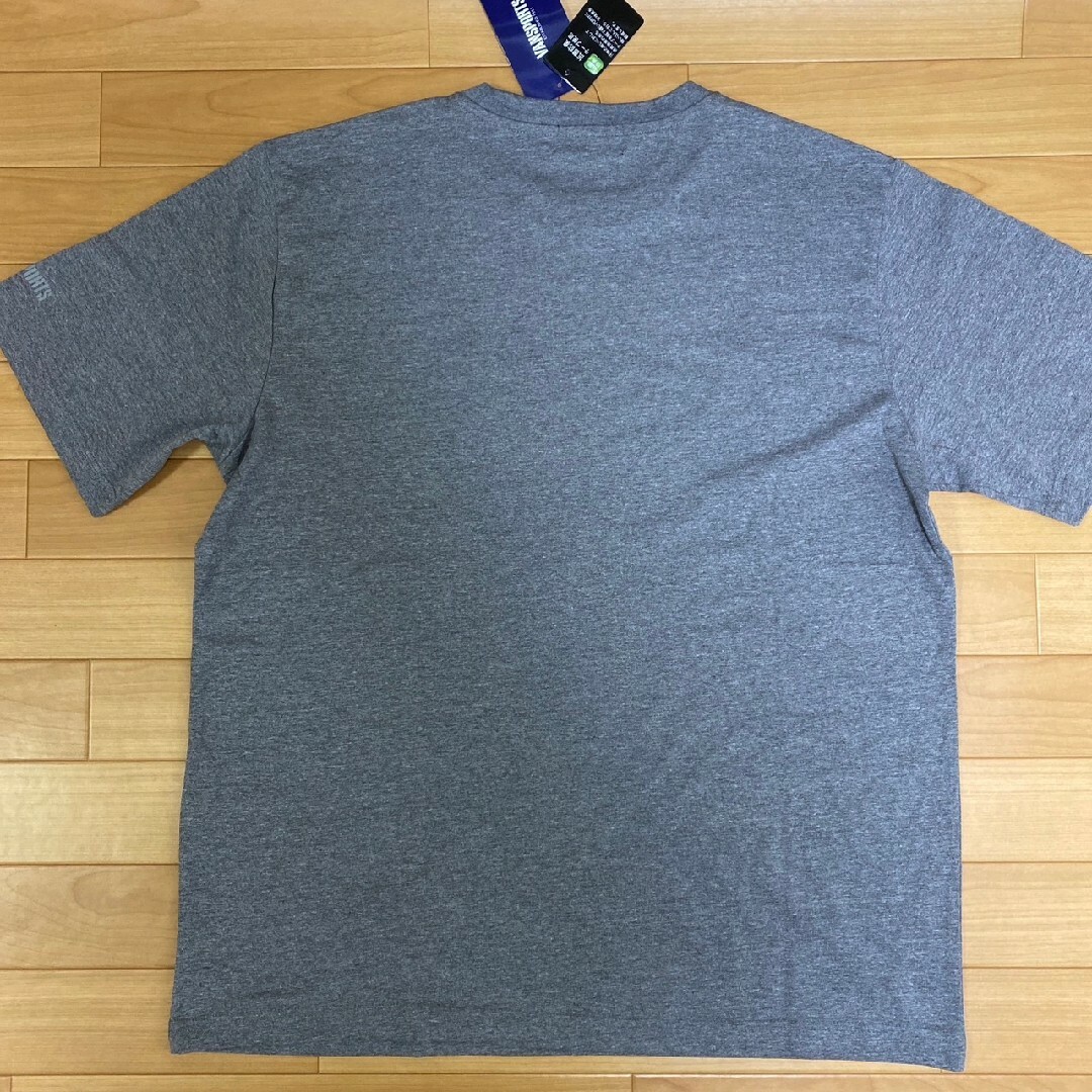 L　ヴァンスポーツ　新品　半袖Tシャツ　メンズ　チャコール　クマ メンズのトップス(Tシャツ/カットソー(半袖/袖なし))の商品写真