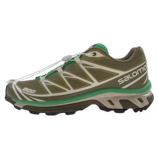 SALOMON - salomon サロモン スニーカー 472935 Xt-6 ローカット スニーカー モスグリーン系 26cm【中古】