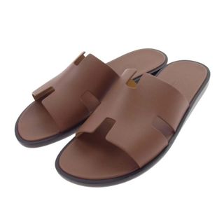 エルメス(Hermes)のHERMES エルメス サンダル Izmir Sandals イズミール サンダル ブラウン系 42【極上美品】【中古】(サンダル)