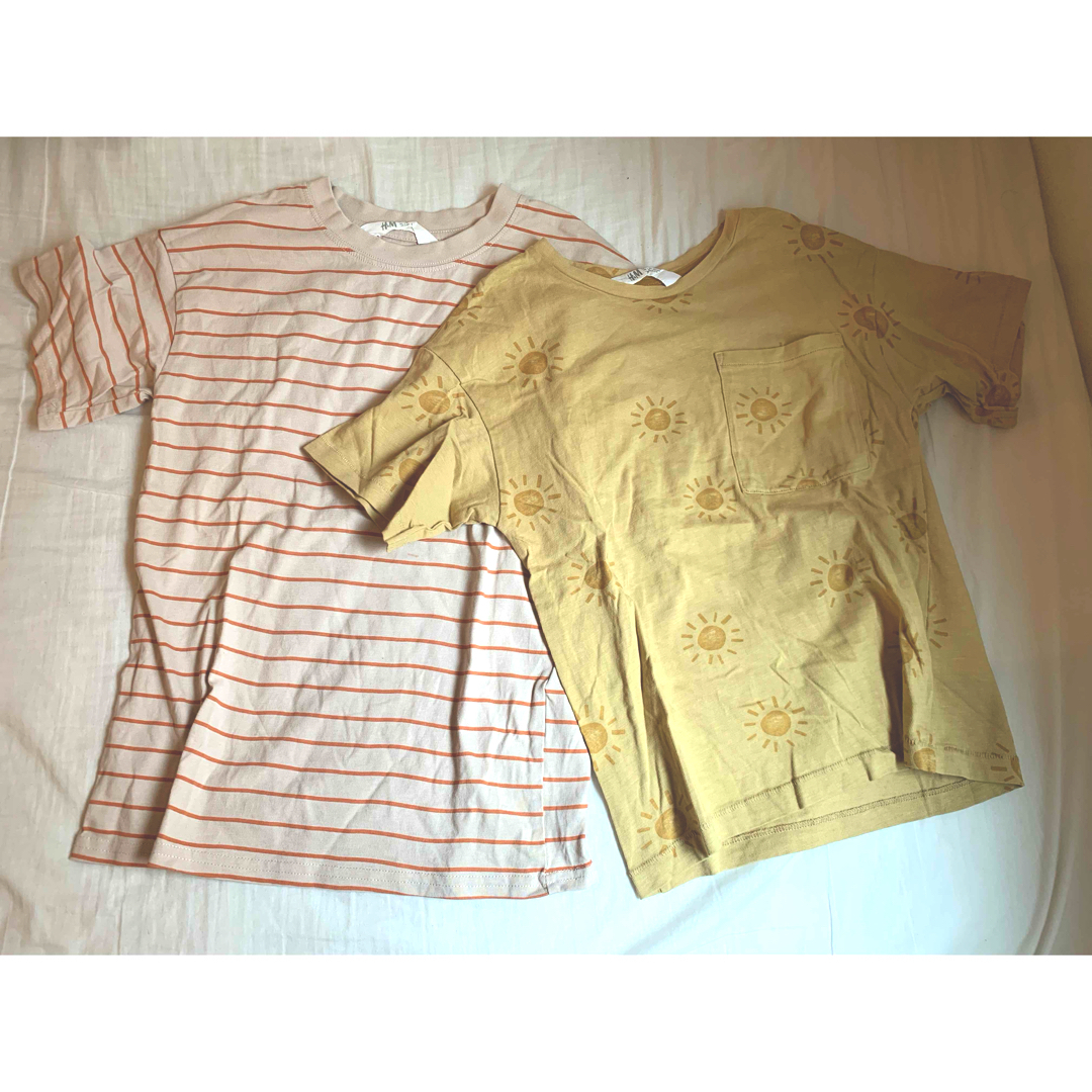 H&M(エイチアンドエム)のH&M Tシャツ　サイズ120 男の子子供服ボーダー キッズ/ベビー/マタニティのキッズ服男の子用(90cm~)(Tシャツ/カットソー)の商品写真