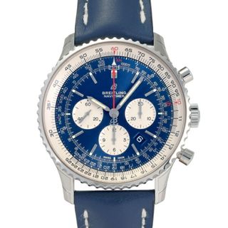 ブライトリング(BREITLING)のブライトリング BREITLING ナビタイマー B01 クロノグラフ 46 AB0127211C1X1 ブルー文字盤 中古 腕時計 メンズ(腕時計(アナログ))