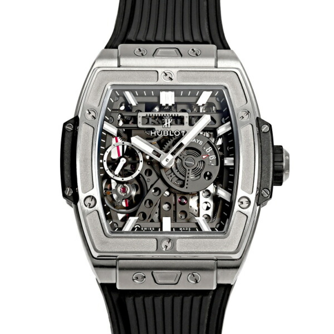 HUBLOT(ウブロ)のウブロ HUBLOT スピリット・オブ・ビッグバン メカ-10 チタニウム 614.NX.1170.RX ブラック文字盤 中古 腕時計 メンズ メンズの時計(腕時計(アナログ))の商品写真