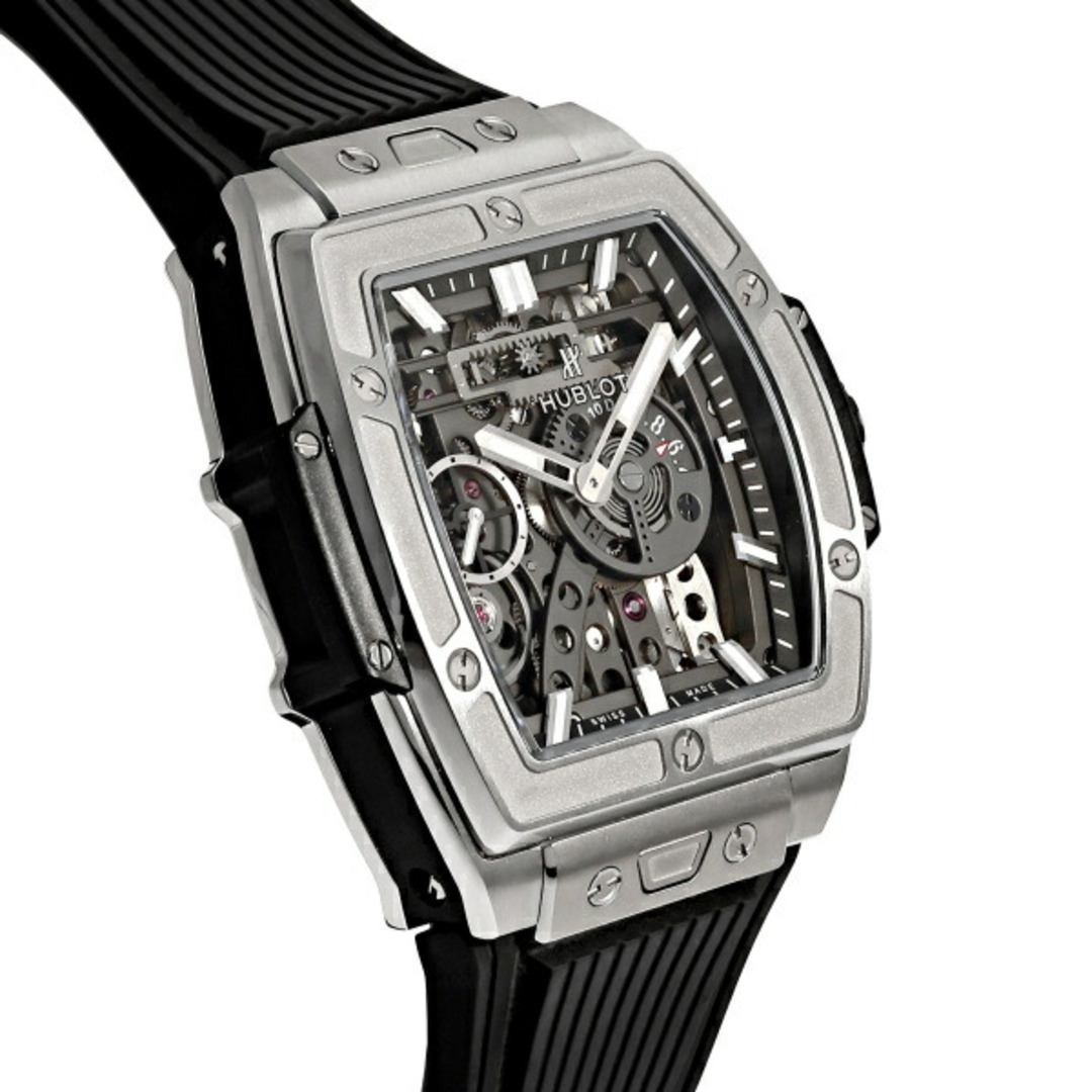 HUBLOT(ウブロ)のウブロ HUBLOT スピリット・オブ・ビッグバン メカ-10 チタニウム 614.NX.1170.RX ブラック文字盤 中古 腕時計 メンズ メンズの時計(腕時計(アナログ))の商品写真