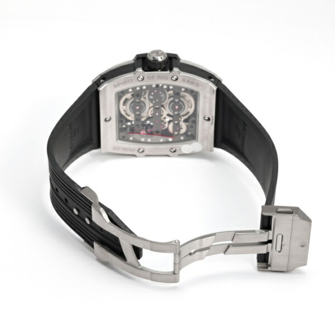 HUBLOT(ウブロ)のウブロ HUBLOT スピリット・オブ・ビッグバン メカ-10 チタニウム 614.NX.1170.RX ブラック文字盤 中古 腕時計 メンズ メンズの時計(腕時計(アナログ))の商品写真