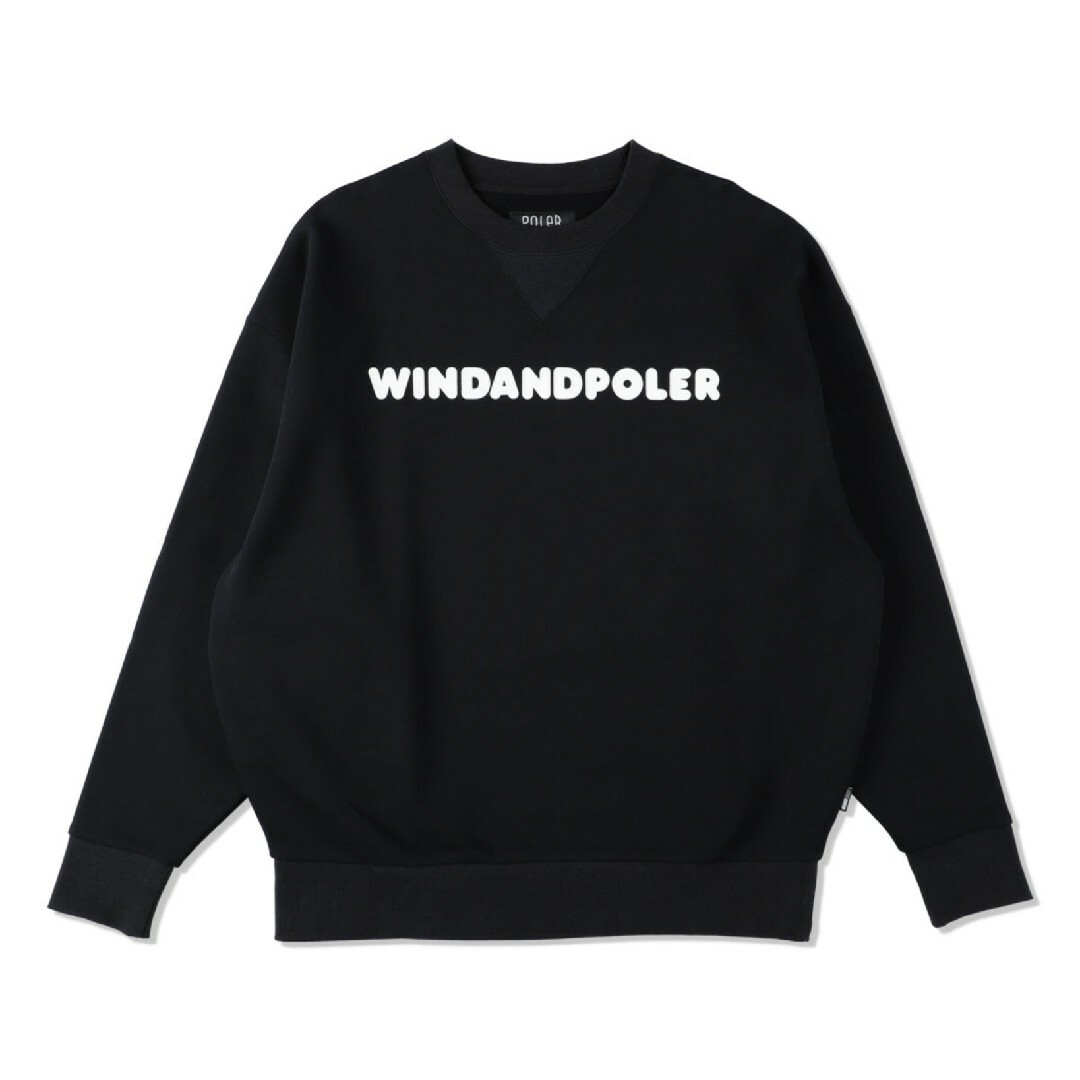 WIND AND SEA(ウィンダンシー)のPOLER X WDS CREW NECK / BLACK メンズのトップス(パーカー)の商品写真