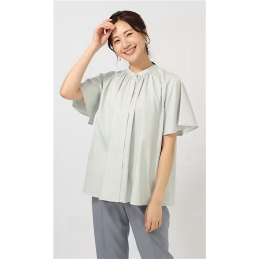 青山(アオヤマ)の洋服ね青山 カットソー ソフトブラウス 半袖 LLサイズ メンズのトップス(Tシャツ/カットソー(半袖/袖なし))の商品写真