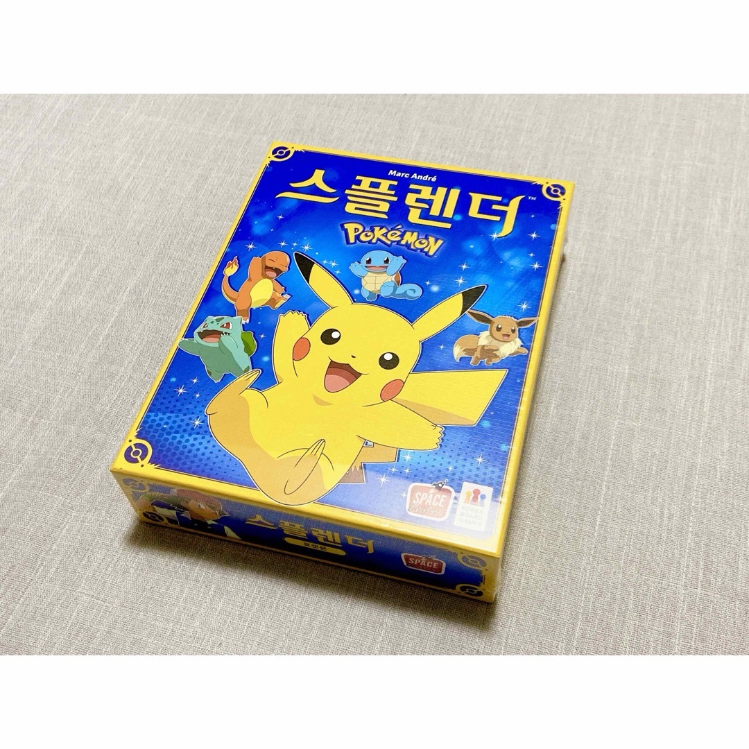 韓国限定スプレンダー　ポケモンバージョン未開封品 プレイマット付き エンタメ/ホビーのテーブルゲーム/ホビー(その他)の商品写真