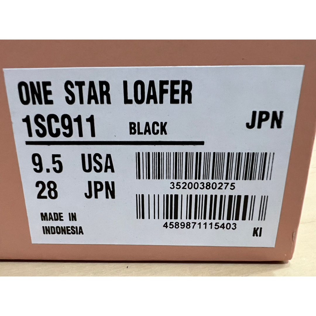 CONVERSE(コンバース)の28.0cm CONVERSE Addict ONE STAR LOAFER 黒 メンズの靴/シューズ(スニーカー)の商品写真