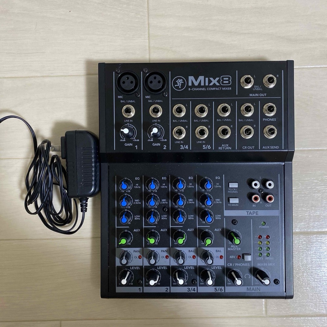 MACKIE マッキー MIX8 コンパクトミキサー 楽器のレコーディング/PA機器(ミキサー)の商品写真
