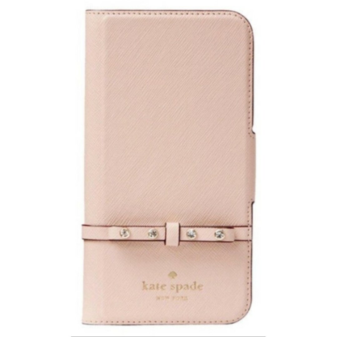 kate spade new york(ケイトスペードニューヨーク)の未使用品 ケイトスペード アイフォンケース iPhoneX ピンクベージュ スマホ/家電/カメラのスマホアクセサリー(iPhoneケース)の商品写真