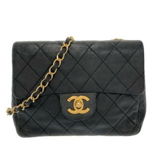 シャネル(CHANEL)のCHANEL(シャネル) ショルダーバッグ ミニマトラッセ A01115 黒 チェーンショルダー/ゴールド金具/ブティックシールあり ラムスキン(ショルダーバッグ)