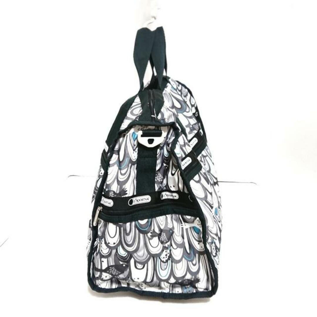 LeSportsac(レスポートサック)のLESPORTSAC(レスポートサック) ボストンバッグ - 白×黒×マルチ 本体ロックあり レスポナイロン レディースのバッグ(ボストンバッグ)の商品写真