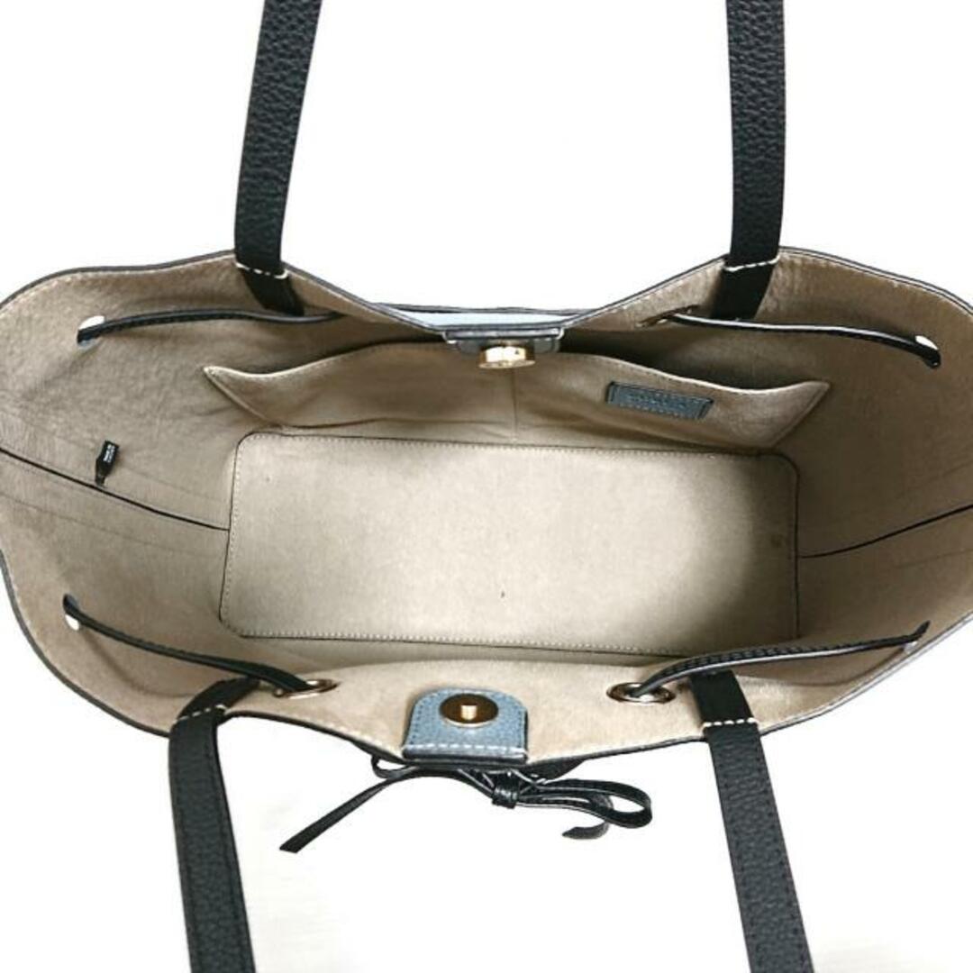 Furla(フルラ)のFURLA(フルラ) トートバッグ コスタンザ ブルーグレー×黒 巾着型 レザー レディースのバッグ(トートバッグ)の商品写真