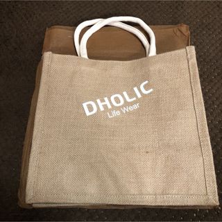 DHOLIC 麻トートバッグ