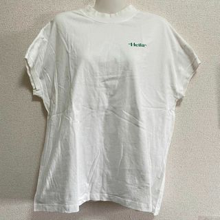 コーエン　coen レディース　トップス　Tシャツ　白　L  ロゴ入り　半袖