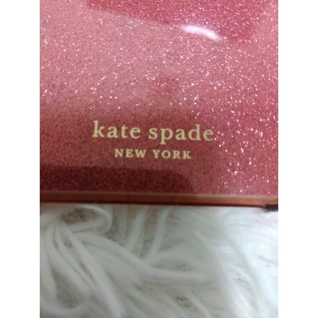 kate spade new york(ケイトスペードニューヨーク)のケイトスペード iPhone12mini グリッター ピンク ラメ スマホ/家電/カメラのスマホアクセサリー(iPhoneケース)の商品写真