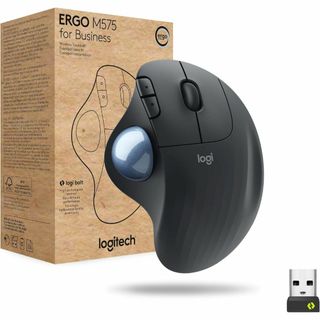 ロジクール(Logicool)のogitech Ergo M575 ワイヤレストラックボールマウス ビジネス用(PC周辺機器)