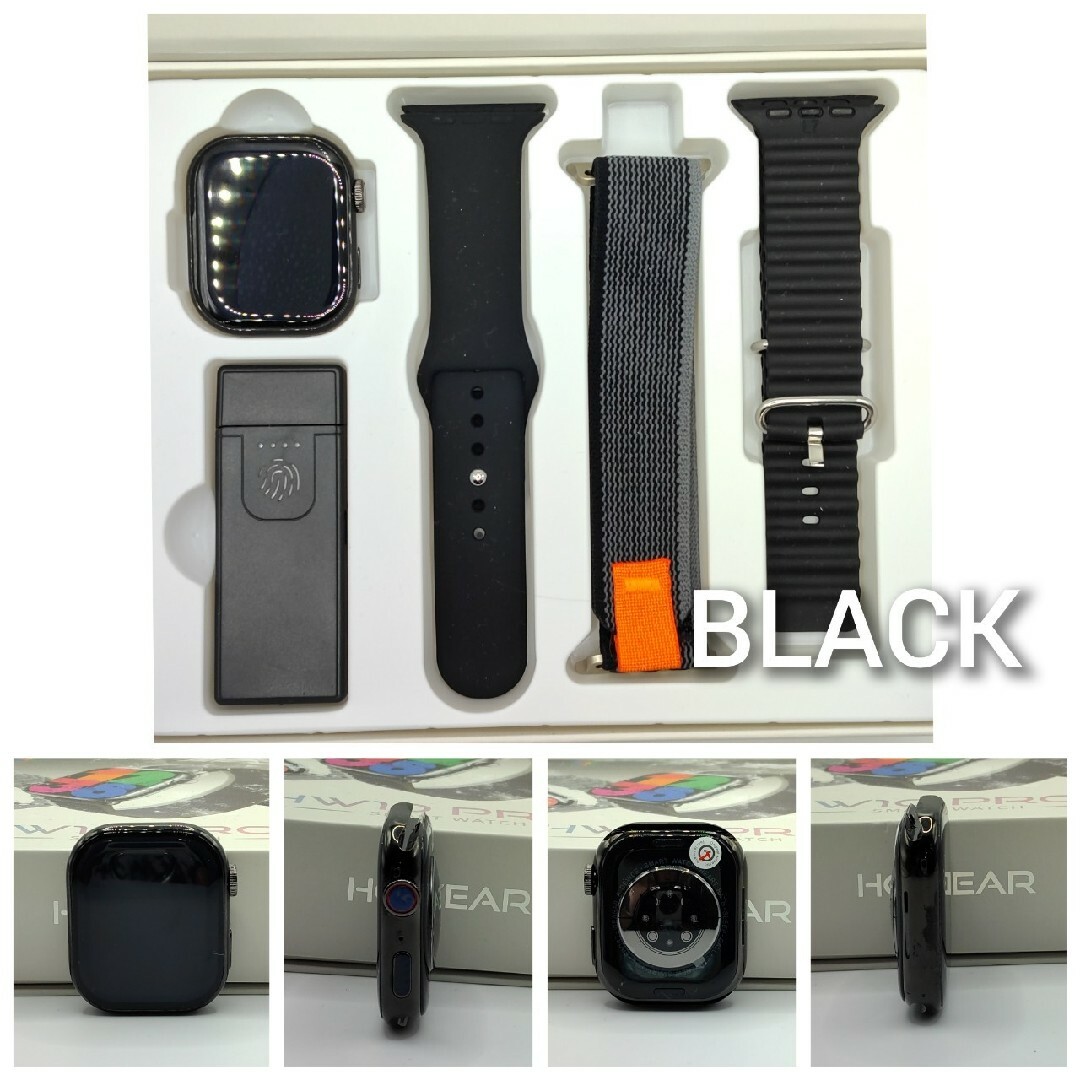NEW‼️【ChatGPT・着信】スマートウォッチ(ブラック)HW10 PRO2 メンズの時計(腕時計(デジタル))の商品写真