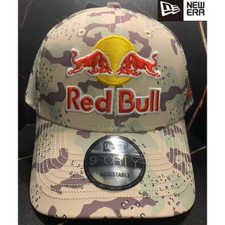 ニューエラー(NEW ERA)の刺繍多数RedBull レッドブル ニューエラメッシュキャップ　迷彩(キャップ)