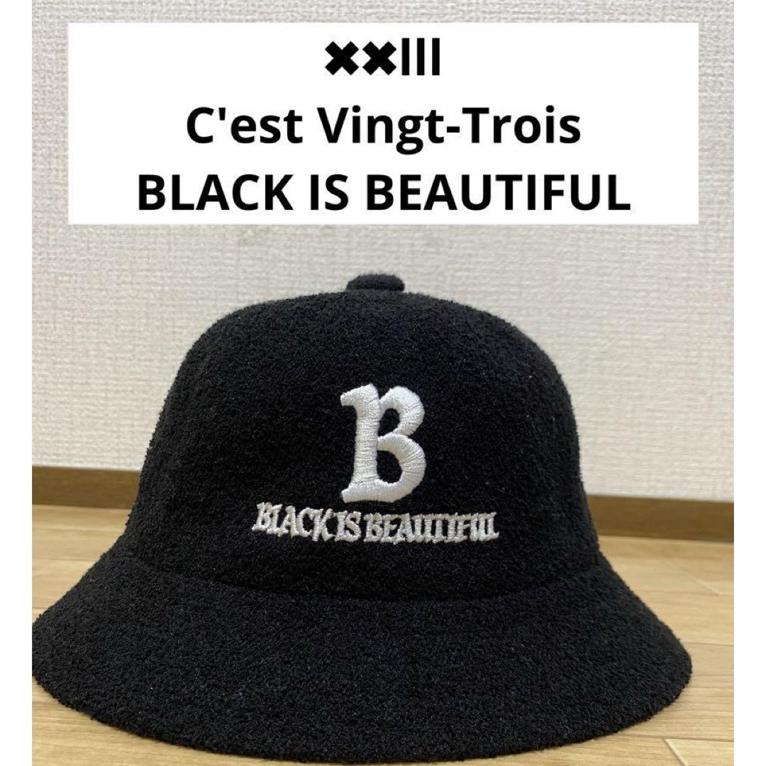 セバントゥアBlack is beautiful ハット数原龍友着用 メンズの帽子(キャップ)の商品写真