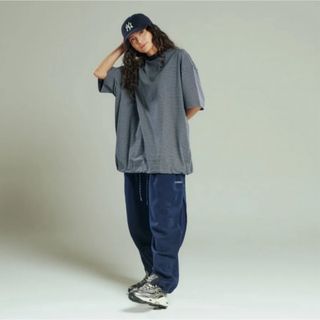 【Lサイズ】 ALOUND STRIPED OVERSIZE TEE