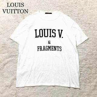 ルイヴィトン(LOUIS VUITTON)の【未使用級】LOUIS VUITTON Tシャツ 白 サークル フラグメント(Tシャツ/カットソー(半袖/袖なし))