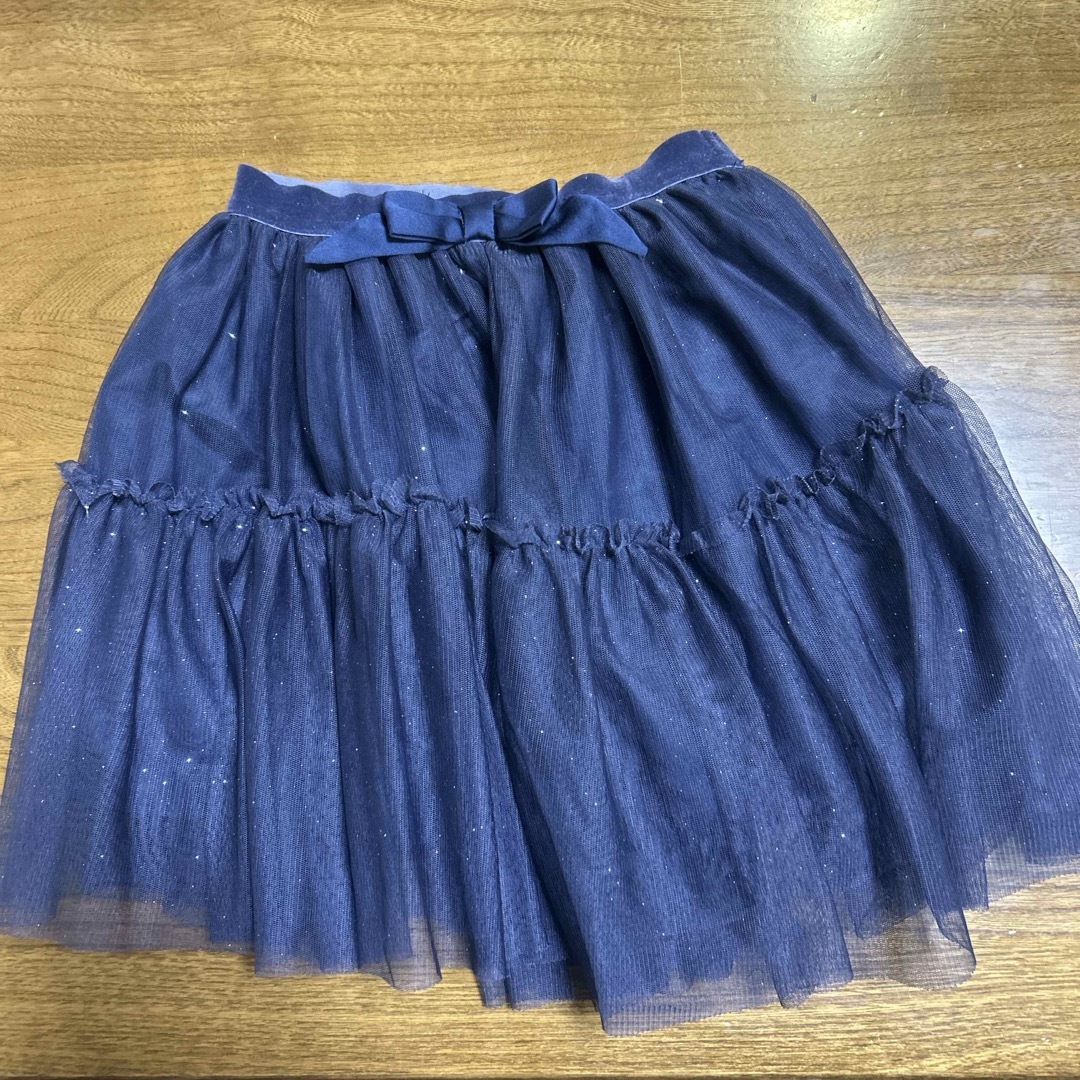 H&M(エイチアンドエム)のチュールスカートH&M120-126 キッズ/ベビー/マタニティのキッズ服女の子用(90cm~)(スカート)の商品写真