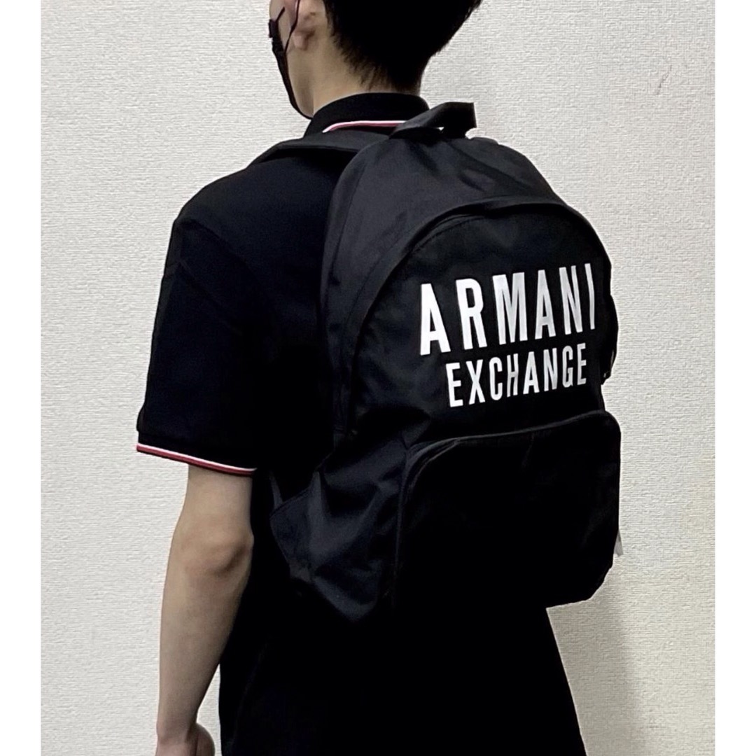 ARMANI EXCHANGE(アルマーニエクスチェンジ)のAX　バックパック 0220　ブラック　新品　アルマーニ　952199 メンズのバッグ(バッグパック/リュック)の商品写真