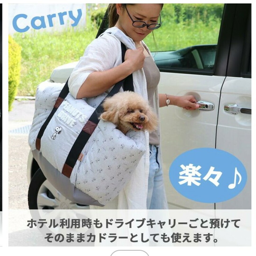 PET PARADISE(ペットパラダイス)のペット用ドライブカドラー　キャリーバッグ その他のペット用品(犬)の商品写真