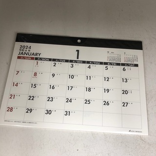 未使用、2024年、シンプル、壁掛けカレンダー(カレンダー/スケジュール)