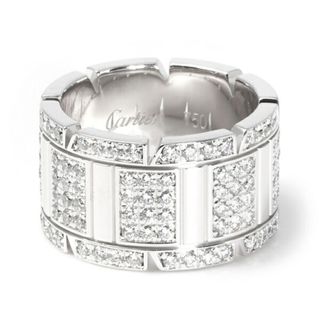 Cartier - カルティエ タンク フランセーズ LM K18WG ホワイトゴールド リング 中古