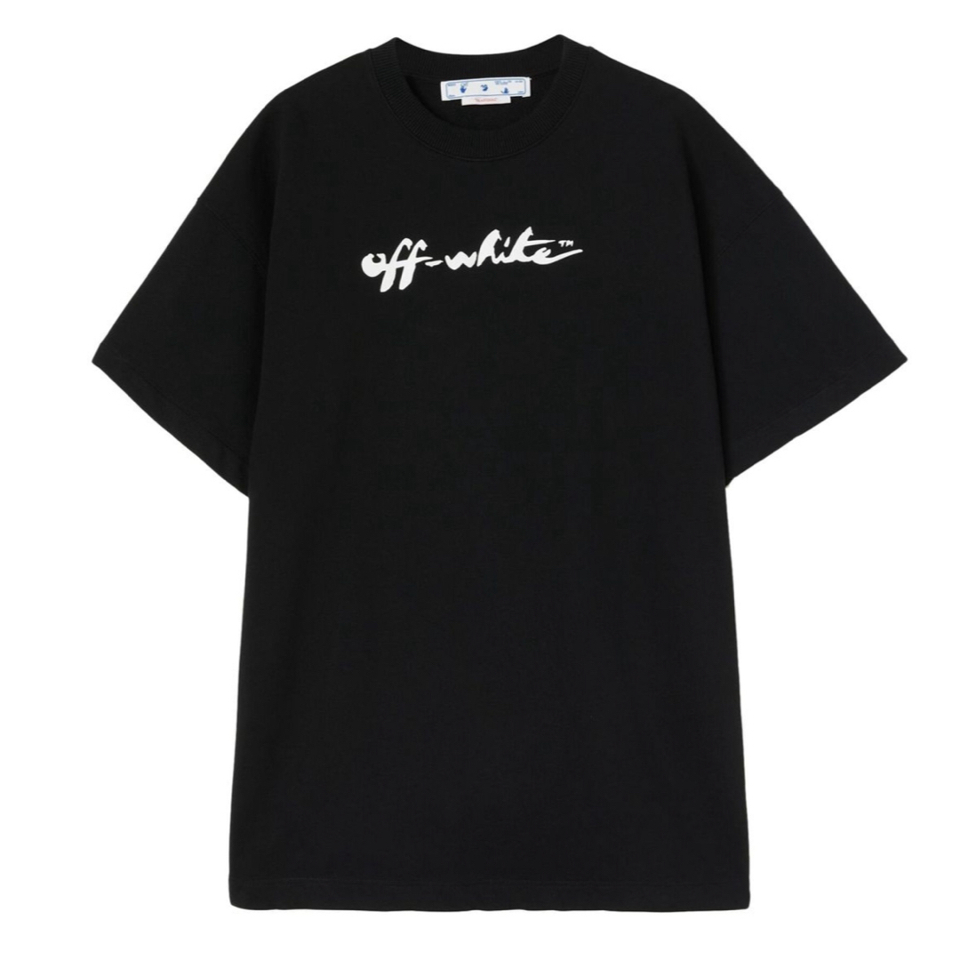 OFF-WHITE(オフホワイト)のOFF-WHITE　Tシャツワンピース　美品 レディースのトップス(Tシャツ(半袖/袖なし))の商品写真