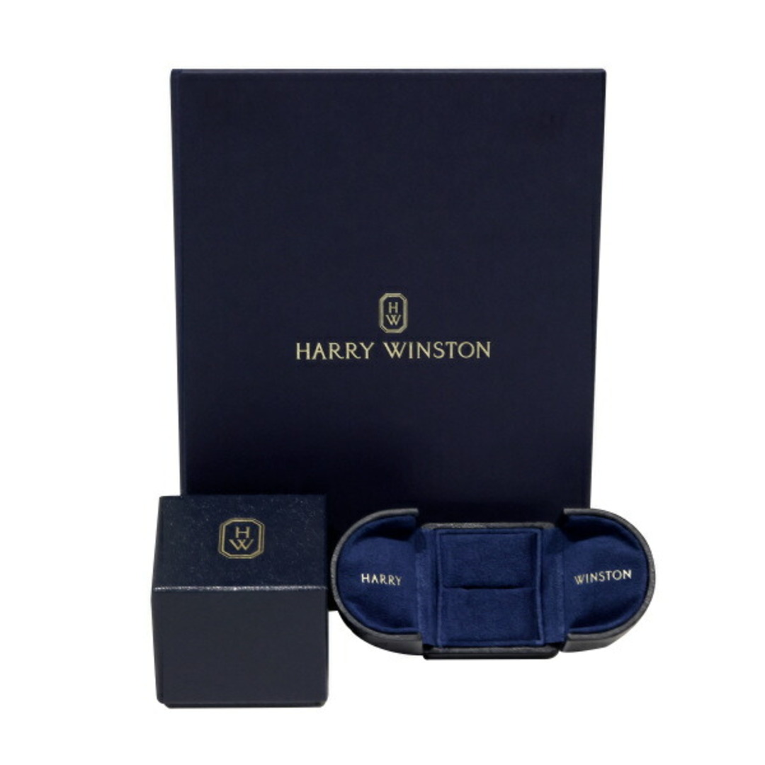 HARRY WINSTON(ハリーウィンストン)のハリー・ウィンストン HWロゴ K18WG ホワイトゴールド リング 中古 レディースのアクセサリー(リング(指輪))の商品写真