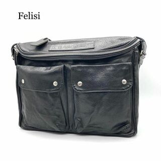 フェリージ(Felisi)の【極美品】Felisi フェリージ ビジネスバッグ オールレザー 12-45(ビジネスバッグ)
