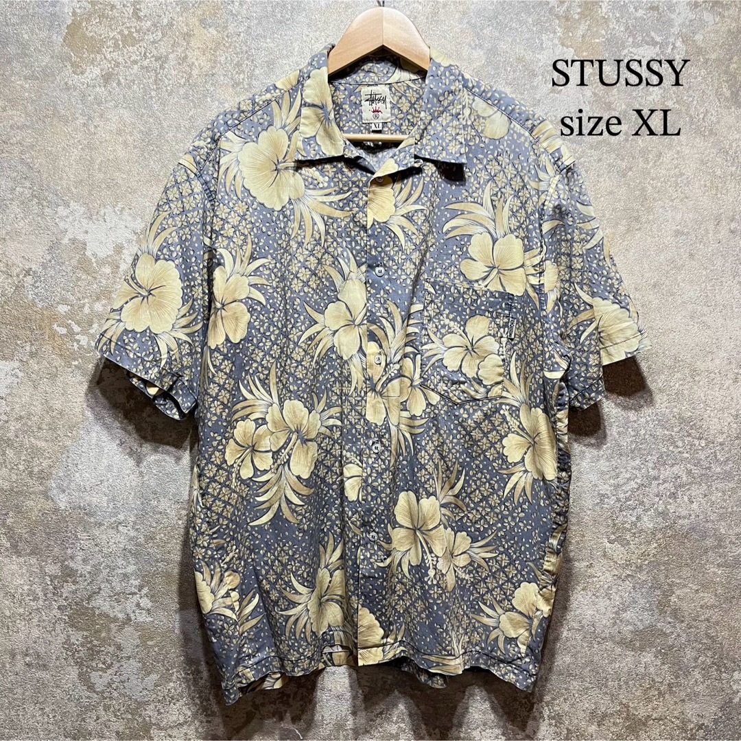 STUSSY(ステューシー)のUSA製 STUSSY ステューシー ヴィンテージ アロハシャツ メンズのトップス(シャツ)の商品写真