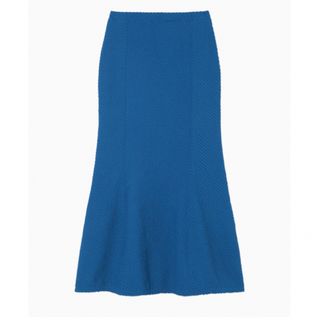 mame - SHIRRING JERSEY JACQUARD FLARE SKIRT