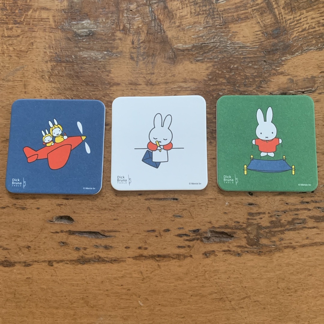 miffy(ミッフィー)のミッフィー　コースター エンタメ/ホビーのおもちゃ/ぬいぐるみ(キャラクターグッズ)の商品写真