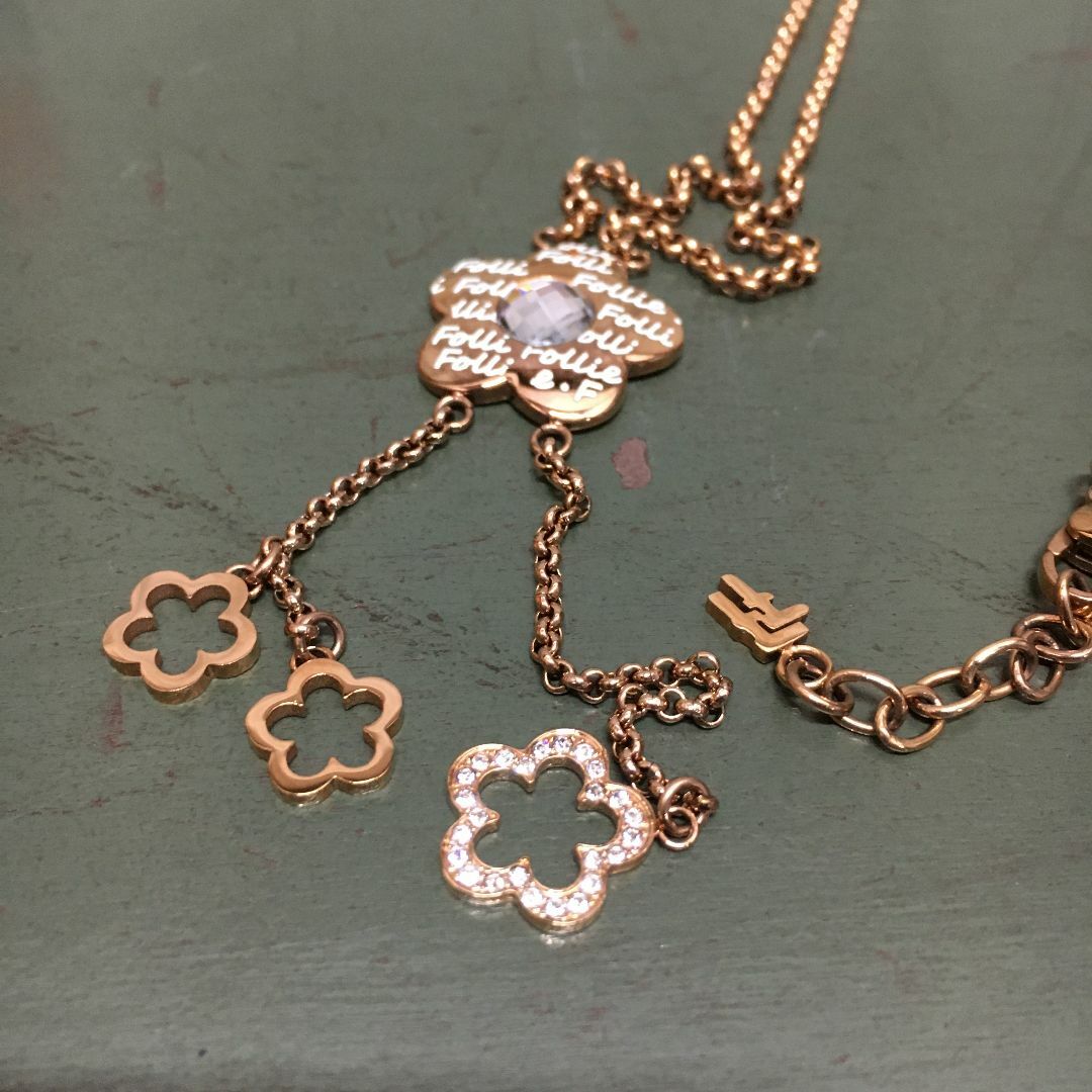 Folli Follie(フォリフォリ)のFolli Follie　フォリフォリ　ネックレス　USED　9929 レディースのアクセサリー(ネックレス)の商品写真