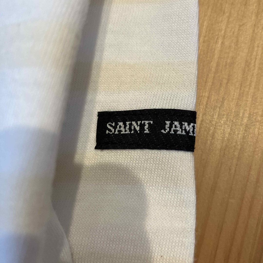 SAINT JAMES(セントジェームス)の今季！イエナ購入　セントジェームス　MORLAIX ベージュ　 モーレ　タグ付 レディースのトップス(Tシャツ(長袖/七分))の商品写真