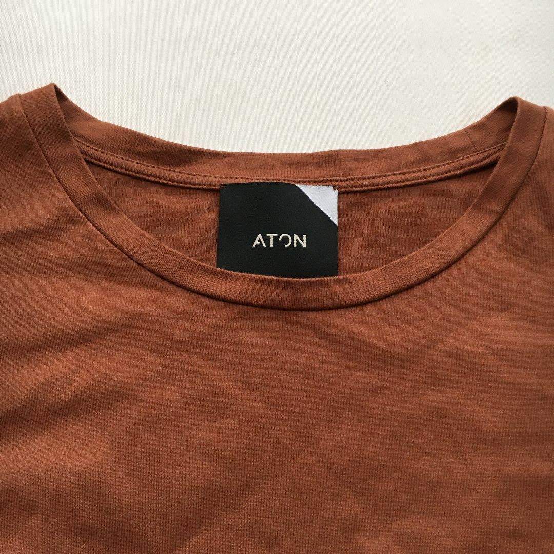 ATON(エイトン)のATON　エイトン　カットソー　USED レディースのトップス(カットソー(長袖/七分))の商品写真