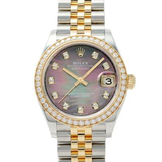 ロレックス(ROLEX)のロレックス ROLEX デイトジャスト 31 278383RBR ブラック文字盤 未使用 腕時計 男女兼用(その他)