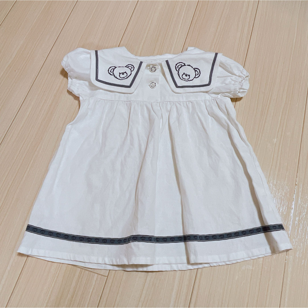 apres les cours(アプレレクール)のアプレレクール　tiny bear ワンピース　90cm キッズ/ベビー/マタニティのキッズ服女の子用(90cm~)(ワンピース)の商品写真