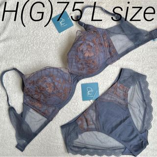 Chut! INTIMATES - chut! ネイビー すっきりサイドシェイプH75 ビキニL未使用新品